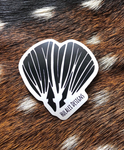 Hulalei heart logo sticker